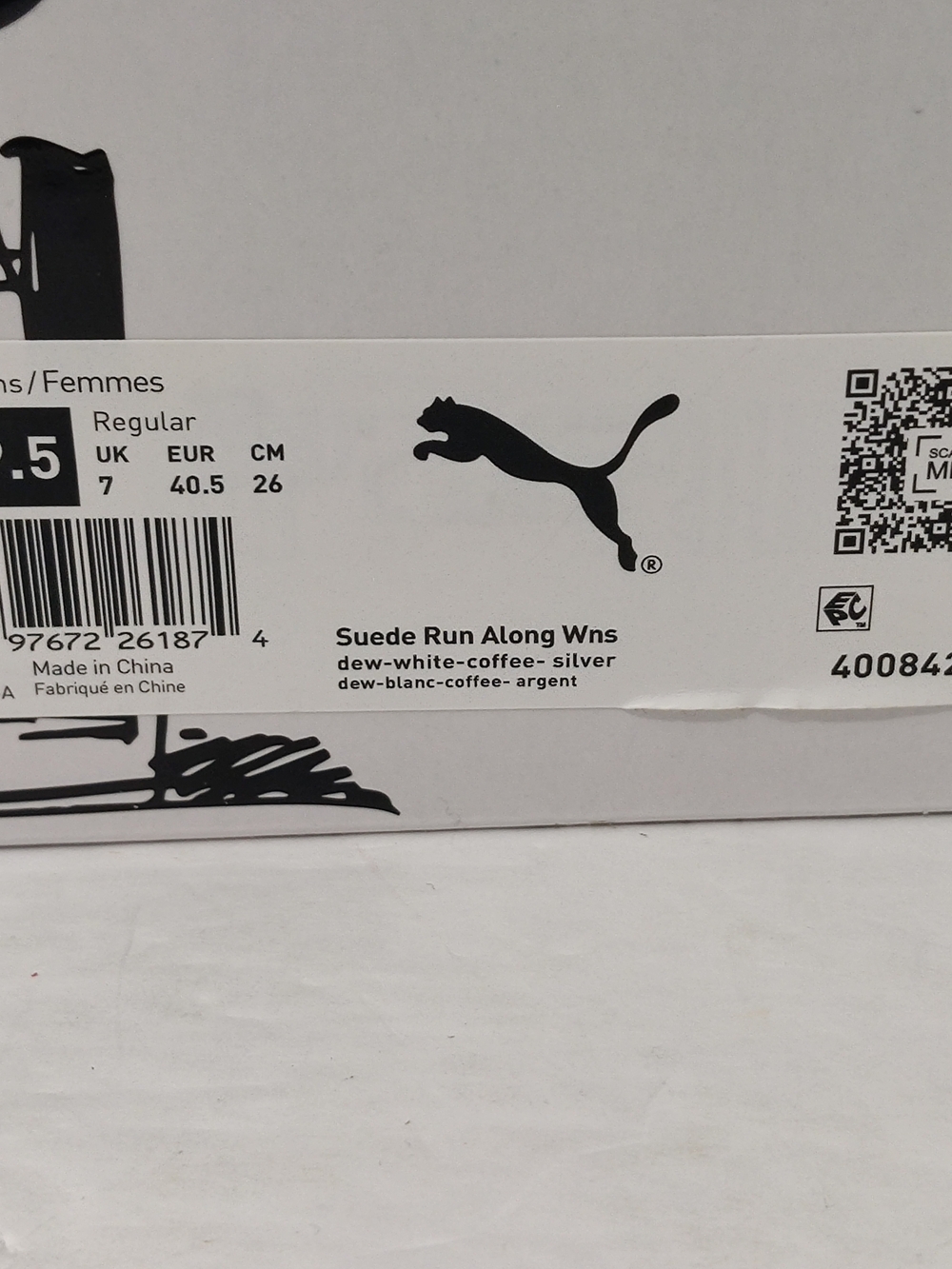 Ladies Size 9.5 - Puma Suede NYC Long Run Pack 400842 01 New In Box - Picture 8 of 9